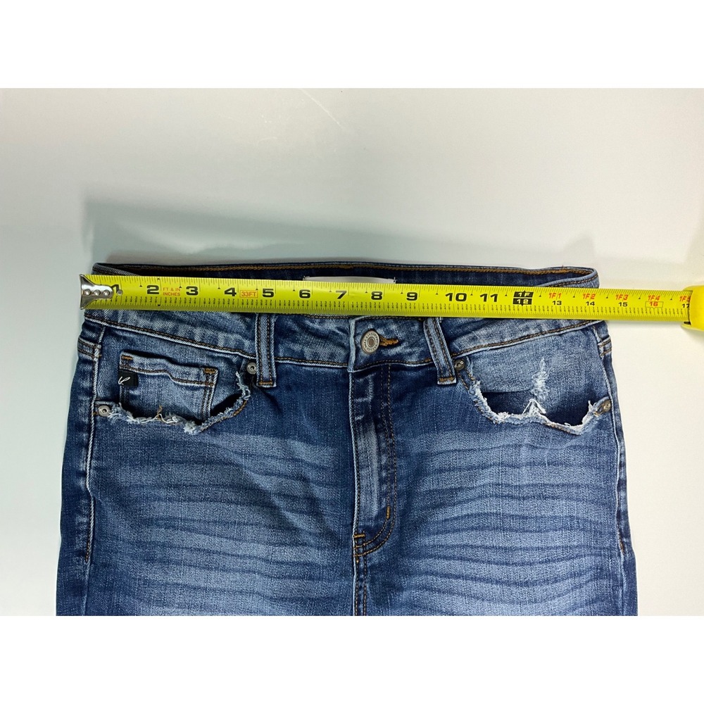KanCan Mid Rise Ankle Skinny Jeans Distressed KC8376D Blue Size 11/29 - Picture 4 of 16